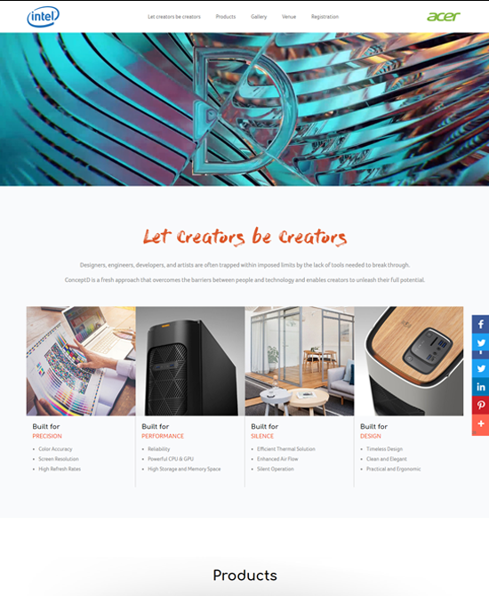 ACER Website - Creative Matka