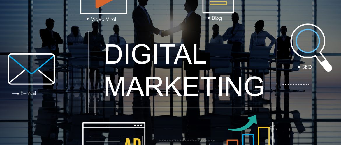 Digital Marketing Media Technology Graphic Concept - Creative Matka