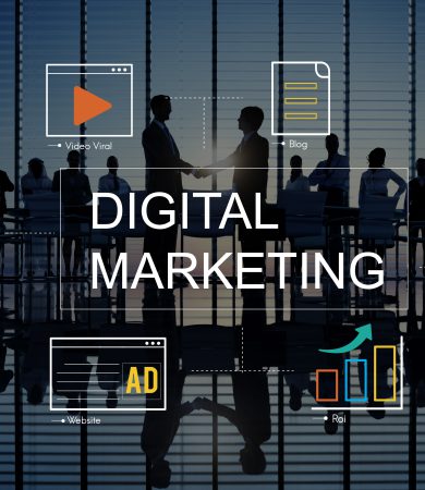 Digital Marketing Media Technology Graphic Concept - Creative Matka